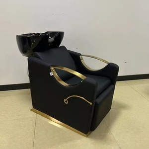Muebles de Salón de Belleza Modernos Estilo XM 2024, Muebles de Masaje Reclinables, Cama para Lavado de Cabello, Silla de Champú Clásica con Lavabo - Product Image 2