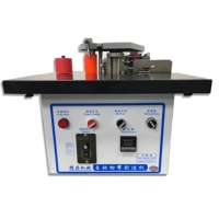 Mini machine à chants automatique portable pour chants droits et courbes, PVC, MDF, fabrication de meubles en bois