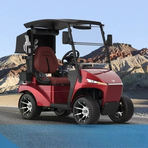 Carrito de Golf Nuevo de Fábrica con Certificación CE para Exportación, de un Solo Asiento, con Cesta y Bolsa para Palos de Golf - Product Image 1
