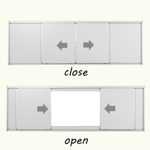 Pizarra blanca de enseñanza deslizante económica con computadora central incorporada-Borrado en seco limpio sin rastros - Product Image 5
