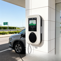 Estación de Carga para Vehículos Eléctricos Jinghu para Exteriores, 7-22kW, Tipo 2, Enchufe de Pared, Plataforma OCPP Lista para Usar, Resistente a la Intemperie IP65, TA-AC-WS-P