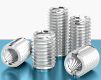 ANSI Certified M3 Stainless Steel Fully Threaded Thread Insert Nut Polished Finish High Quality Adapter Screw Slotted Drive 1