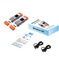 Transmisor y Receptor de Video Inalámbrico HD de 50M, Extensor 1080P 60hz, Adaptador WiFi para TV, Dongle para PC GT-HDWL50E PVC