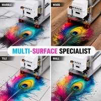 Impresora de Pared Integrada UV, Impresora Vertical 3D para Pared y Suelo, Máquina de Pintura Todo en Uno