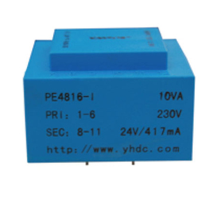 Transformador de Potencia de la Serie EI, Tipo PE4816-I, con Entrada de CA de 110V y Salida de CA de 6V/9V/12V/15V/18V/24V, 10VA, para Soldadura de PCB - Product Image 2