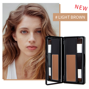 Polvo para la línea del cabello a prueba de sudor, altamente pigmentado, para cubrir la raíz del cabello, herramienta de relleno de la línea del cabello sin costuras para cabello fino - Product Image 1