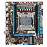 Carte mère X99 LGA2011, 4 x DDR3, 64 go, personnalisée, pour processeur Intel Socket 2011-v3, série Xeon/i7