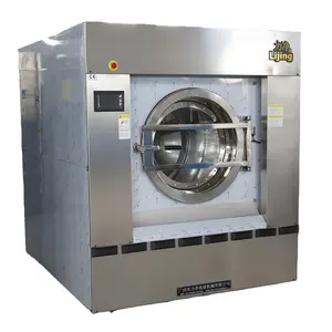 Machine à laver commerciale de blanchisserie d'extracteur de joint de l'acier inoxydable 100kg pour l'hôtel