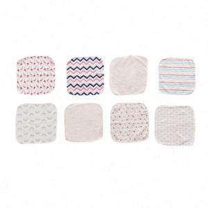 Lot <span class=keywords><strong>de</strong></span> 12 serviettes douces carrées pour la salive et le sueur, assortiment aléatoire <span class=keywords><strong>de</strong></span> serviettes <span class=keywords><strong>de</strong></span> <span class=keywords><strong>bain</strong></span> en coton en forme <span class=keywords><strong>de</strong></span> fleur pour bébés garçons et filles, soins pour bébés en voiture - Grande Vente - Product Image 4