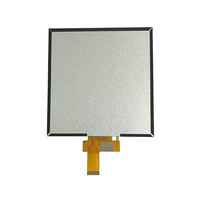 Écran TFT IPS carré de 7,6 pouces 800x800 avec interface MIPI, 1000 nits, avec panneau tactile capacitif
