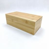 Boîte d'emballage en bois de marque privée de taille personnalisée, boîte à bijoux en bambou