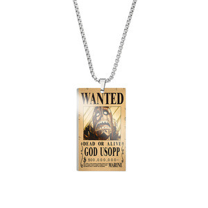 Nouvellement rétro <span class=keywords><strong>Zoro</strong></span> Nami Luffy dog tag Une pièce voulait collier - Product Image 6