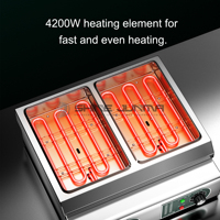 220V antiadhésif Commercial grande taille Takoyaki Machine pieuvre poisson boule plaque chauffante électrique Takoyaki Machine