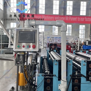 Art Decorative Double-layer Embossed Color Steel <b>Tile</b> Full-automatic Roll Forming Machine PLC Control Gear Bearing Multi-voltage - Product Image 3