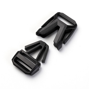 <b>Plastic</b> <b>Sliding</b> Buckle 20mm Inner Diameter Black Durable For Bags - Product Image 3
