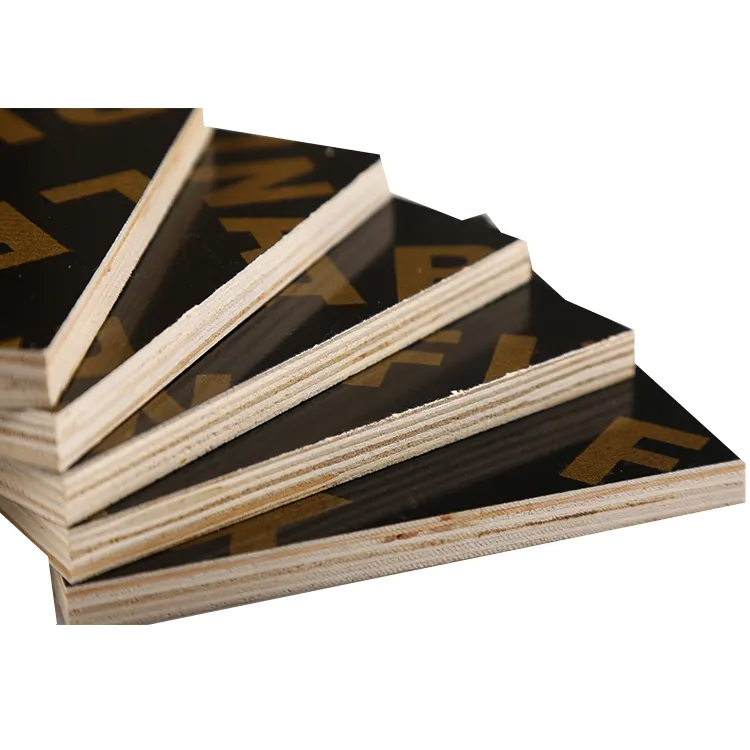 cheap Even grain evironmental-friendly cracking resistance block board high pressure 18mm melamine film faced plywood