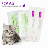 Kit de test rapide de l'antigène du calicivirus félin FCV Ag, test vétérinaire pour animaux de compagnie, pour la détection du calicivirus félin