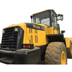 좋은 조건 komatsu 건설 기계 대형 볼륨 12 톤 Komatsu w200 휠 로더 WA320 사용 komatsu 로더