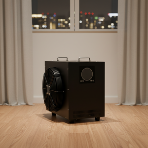 Unité de refroidissement d'eau commerciale, équipement de contrôle de température industriel, compresseur automatique, design d'armoire noire, économe en énergie - Product Image 3