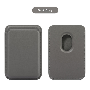 Support de téléphone magnétique en cuir PU avec fente pour cartes pour montage sur bureau - Product Image 3