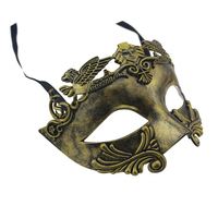 En stock Masque de carnaval vintage romain grec pour hommes, or et argent antique, pour Mardi Gras et fêtes