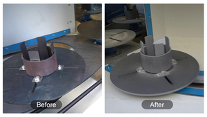 Tự động quay Bàn máy phun cát hàng loạt thiết bị phun cát cho các ứng dụng khác nhau - Product Image 6