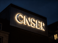 Enseigne LED extérieure en lettres canal pour les devantures de magasins et les entreprises, en acier inoxydable/aluminium, taille personnalisable