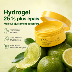 Conçu pour les cernes, soin hydratant nourrissant, améliore la peau sèche et ternie, éclaircit le contour des yeux, naturel, biologique, OEM ODM, masque pour les yeux en hydrogel VC - Product Image 4