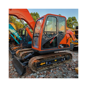 รถขุดตีนตะขาบ Doosan DX75/DX60 มือสองขายดี พร้อมใบมีดบูลโดเซอร์ บุ้งกี๋ 0.2 ลบ.ม. น้ำหนัก 7.5 ตัน มอเตอร์/ปั๊ม กำลัง 45.8 กิโลวัตต์ - Product Image 1