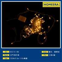 100 all'ingrosso ha condotto le luci bianche calde della stringa con il cavo trasparente 95m 110V per la Hotel-IP65 del giardino del paesaggio ha valutato il corpo del rame del PVC - Product Image 1