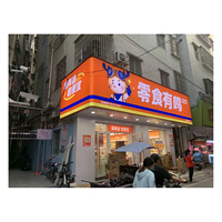 Affiche murale carrée de caisson lumineux de publicité extérieure commerciale avec l'affichage imperméable de lumière d'image de la bannière LED
