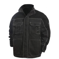 Veste Oxford noire veste de travailleur de haute qualité pour hommes usine en gros toile vêtements de travail agriculteur automne hiver veste de travail