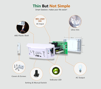 Module de relais Wi-Fi intelligent DIY, interrupteur de relais Wi-Fi intelligent sans fil à distance