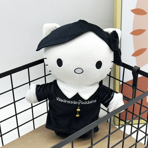 Nouvel Arrivage : Peluche brodée Travis Scott, Peluche Hello Wednesday <span class=keywords><strong>Addams</strong></span>, Jouet anti-stress rembourré en coton PP - Product Image 5