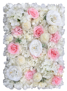 Guirlande murale de fleurs artificielles roses et vertes 8x8 pour chambre à coucher, avec hortensias, pour anniversaire, style Alibaba - Product Image 4