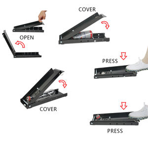 Может дробить ножные мощные дробилки 12 унций и 16 унций. Алюминиевая банка дробилка для переработки алюминиевых пластиковых бутылок стальные банки - Product Image 6