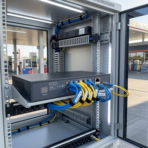 Commutateur PoE 8 ports FE 2GE 1SFP pour la sécurité et le système réseau des stations-service - Product Image 1