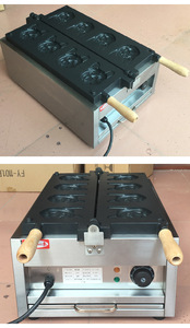 Điện 220V/110V Bulldog <span class=keywords><strong>Waffle</strong></span> <span class=keywords><strong>maker</strong></span> thương mại con chó đầu hình <span class=keywords><strong>Waffle</strong></span> Baker máy mới Khuôn nhân vật hoạt hình <span class=keywords><strong>Waffle</strong></span> <span class=keywords><strong>maker</strong></span> - Product Image 3