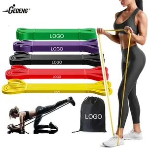 Gedeng Vòng kéo lên năm màu sắc TPE Resistance Bands dày Resistance Bands cho Pull Up