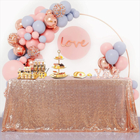 Nappe à paillettes violettes décoration de mariage de luxe couverture de nappe à paillettes Rectangle pour événement