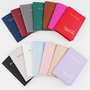 Porta Passaporto in Pelle PU di Lusso Personalizzabile con Logo, Organizzatore per <span class=keywords><strong>Biglietti</strong></span> di Viaggio di Alta Qualità con Stampa a Caldo - Product Image 2