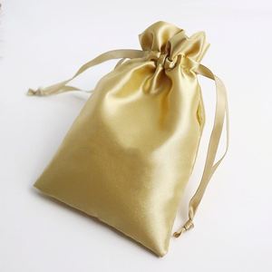 Bolsas de Regalo de Joyería con Cordón y Logotipo Personalizado, Bolsas de Satén para Pelucas y Extensiones de Cabello, Venta al Por Mayor - Product Image 4