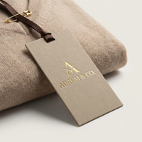 Étiquettes volantes personnalisées avec logo, cordon en corde, solution d'étiquetage durable pour boutiques et marques de vêtements de détail