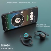 Earphone In-ear Bluetooth nirkabel, headphone dalam telinga AAC True Wireless nirkabel, earbud TWS olahraga Mini game kualitas tinggi harga pabrik