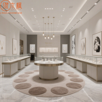 Bijouterie exquise Design personnalisé Vitrines insulaires haut de gamme Personnalisation de la vitrine prête pour le centre commercial