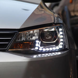 Ensemble de phares avant pour <span class=keywords><strong>VW</strong></span> <span class=keywords><strong>Jetta</strong></span> Sagitar 2012-2018 LED Upgrade High Match Auto Headlight Projector Lens Offre Spéciale Accessories - Product Image 5