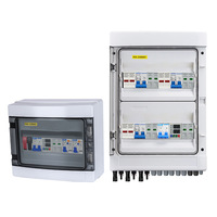 Boîtier de Combinaison DC PV 4 Entrées 1 Sortie Étanche IP65 Solaire 1000V Disjoncteur MCB 32A Certifié IEC CE Distribution d'Énergie 6 Prises
