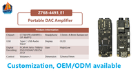 Amplificateur de casque avec décodage AK4493SEQ, écran OLED, DAC USB DSD512 PCM768K, amplificateur audio HIFI, amplificateur DAC OEM&ODM