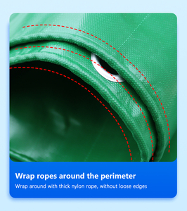 Custom Reinforced Edges Rip-Stop Rubberized PVC Tarpaulin Industry Covering Vinyl Coated Polyester <b>Tarps</b> for Trucks - Product Image 6