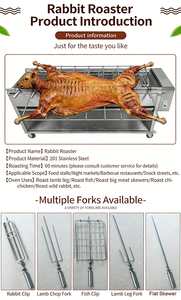 Barbecue spécial au charbon de bois, grill à hamburgers, grill rotatif - Product Image 3